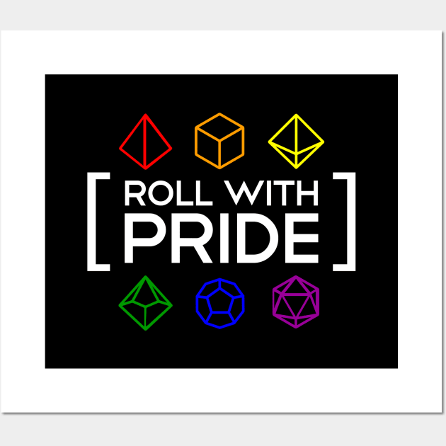 Roll with Pride Wall Art by hya_bm